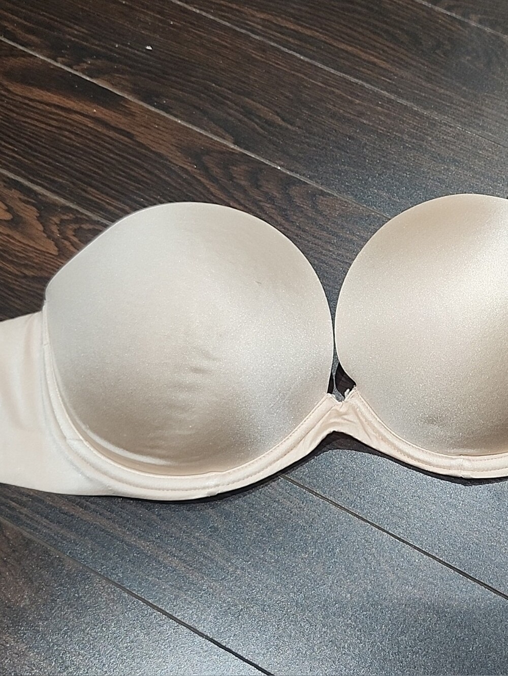 La SENZA Nude/Beige Strapless T-Shirt Bra